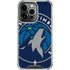 NBA Minnesota Timberwolves Large Logo iPhone 15 Pro Clear Case